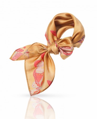 Шейный Платочек Женский SS.KV-BUTTERFLY/GOLD